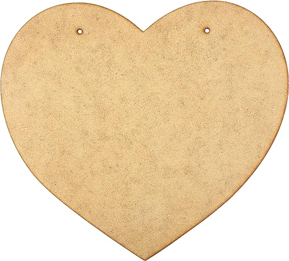 corazones de madera MDF