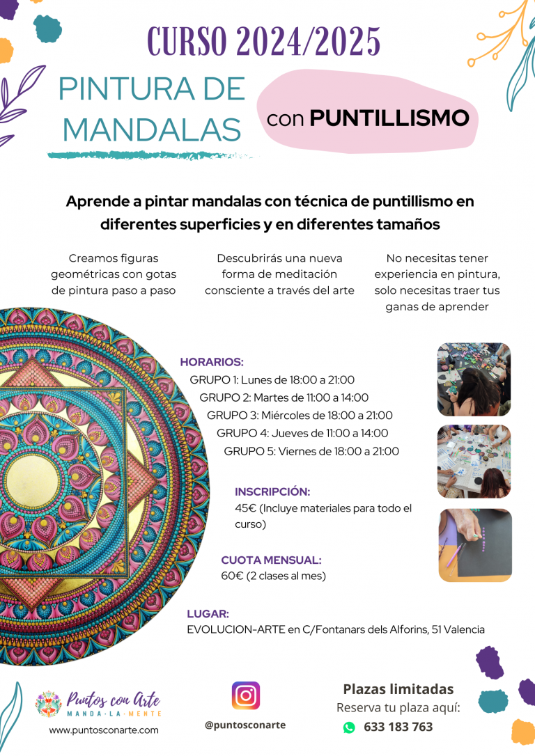 curso puntillismo valencia